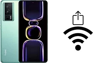 Générer un QR code avec la clé Wifi sur un Xiaomi Redmi K60