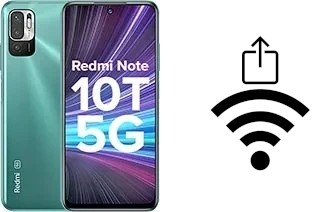 Générer un QR code avec la clé Wifi sur un Xiaomi Redmi Note 10T 5G