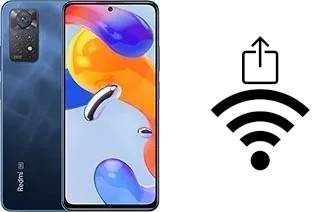 Générer un QR code avec la clé Wifi sur un Xiaomi Redmi Note 11 Pro 5G