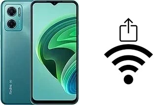 Générer un QR code avec la clé Wifi sur un Xiaomi Redmi Note 11E