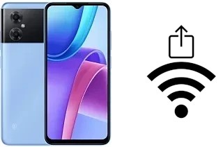 Générer un QR code avec la clé Wifi sur un Xiaomi Redmi Note 11R