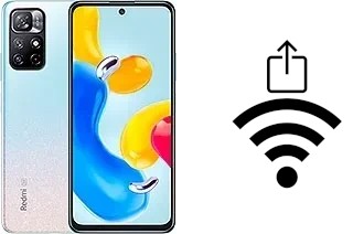 Générer un QR code avec la clé Wifi sur un Xiaomi Redmi Note 11S 5G