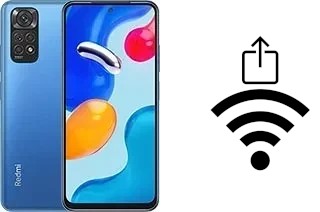 Générer un QR code avec la clé Wifi sur un Xiaomi Redmi Note 11S