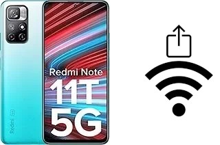 Générer un QR code avec la clé Wifi sur un Xiaomi Redmi Note 11T 5G