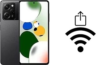 Générer un QR code avec la clé Wifi sur un Xiaomi Redmi Note 12 Pro Speed