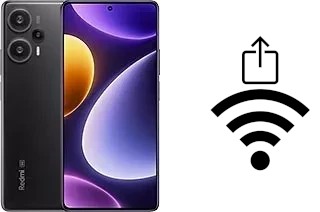 Générer un QR code avec la clé Wifi sur un Xiaomi Redmi Note 12 Turbo