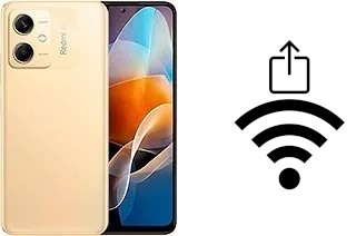 Comment générer un QR code avec le mot de passe Wifi sur un Xiaomi Redmi Note 12R Pro