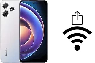 Générer un QR code avec la clé Wifi sur un Xiaomi Redmi Note 12R