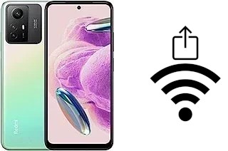 Générer un QR code avec la clé Wifi sur un Xiaomi Redmi Note 12S