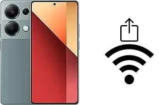 Générer un QR code avec la clé Wifi sur un Xiaomi Redmi Note 13 Pro 4G