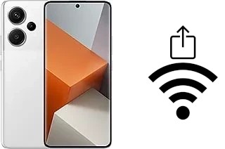 Générer un QR code avec la clé Wifi sur un Xiaomi Redmi Note 13 Pro+