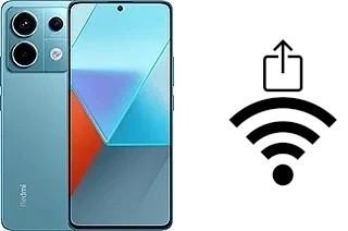 Générer un QR code avec la clé Wifi sur un Xiaomi Redmi Note 13 Pro