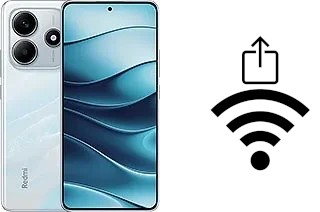 Comment générer un QR code avec le clé de sécurité réseau Wifi sur un Xiaomi Redmi Note 14