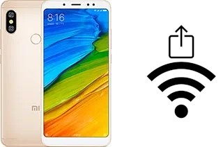 Générer un QR code avec la clé Wifi sur un Xiaomi Redmi Note 5 AI Dual Camera