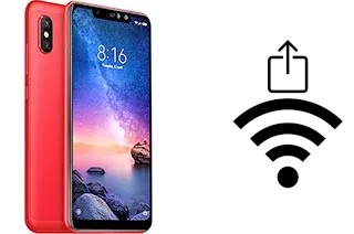 Générer un QR code avec la clé Wifi sur un Xiaomi Redmi Note 6 Pro