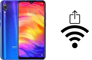 Générer un QR code avec la clé Wifi sur un Xiaomi Redmi Note 7 Pro