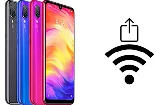 Générer un QR code avec la clé Wifi sur un Xiaomi Redmi Note 7