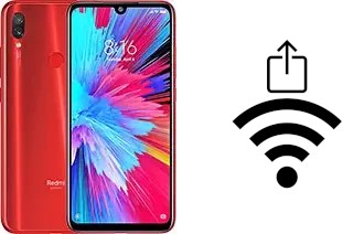 Générer un QR code avec la clé Wifi sur un Xiaomi Redmi Note 7S