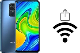 Générer un QR code avec la clé Wifi sur un Xiaomi Redmi Note 9