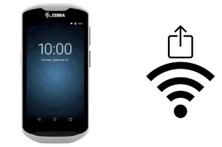 Générer un QR code avec la clé Wifi sur un Zebra TC52-HC