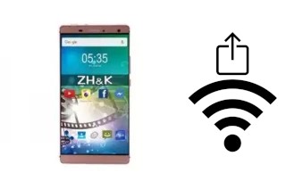 Générer un QR code avec la clé Wifi sur un ZH-K Mobile Evo