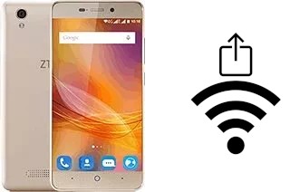 Générer un QR code avec la clé Wifi sur un ZTE Blade A452