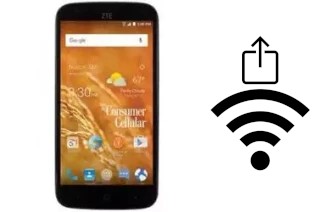 Générer un QR code avec la clé Wifi sur un ZTE Avid 916