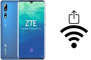 Comment générer un QR code avec le mot de passe Wifi sur un ZTE Axon 10 Pro 5G