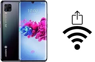 Générer un QR code avec la clé Wifi sur un ZTE Axon 11 5G