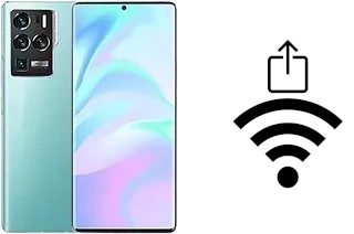 Générer un QR code avec la clé Wifi sur un ZTE Axon 30 Ultra 5G