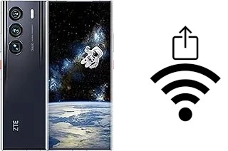 Générer un QR code avec la clé Wifi sur un ZTE Axon 40 Ultra Space Edition