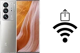 Générer un QR code avec la clé Wifi sur un ZTE Axon 40 Ultra