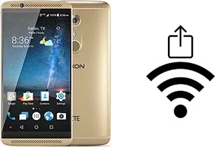 Générer un QR code avec la clé Wifi sur un ZTE Axon 7