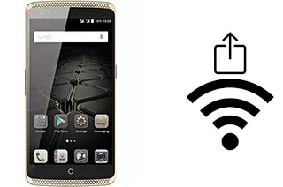 Générer un QR code avec la clé Wifi sur un ZTE Axon Elite