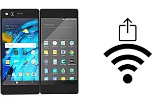 Générer un QR code avec la clé Wifi sur un ZTE Axon M