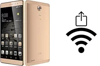 Générer un QR code avec la clé Wifi sur un ZTE Axon Max