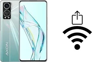 Générer un QR code avec la clé Wifi sur un ZTE Axon 30 5G