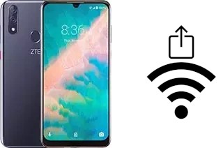 Générer un QR code avec la clé Wifi sur un ZTE Blade 10 Prime