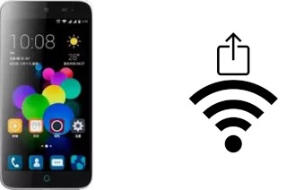 Générer un QR code avec la clé Wifi sur un ZTE Blade A1