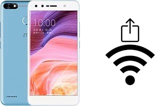 Générer un QR code avec la clé Wifi sur un ZTE Blade A3