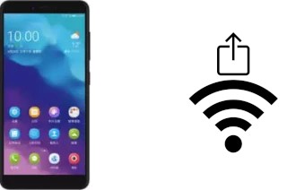 Générer un QR code avec la clé Wifi sur un ZTE Blade A4