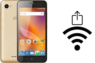 Générer un QR code avec la clé Wifi sur un ZTE Blade A601