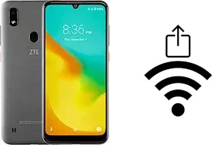 Générer un QR code avec la clé Wifi sur un ZTE Blade A7 Prime