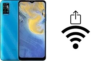 Générer un QR code avec la clé Wifi sur un ZTE Blade A71