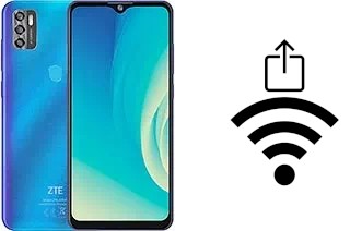 Générer un QR code avec la clé Wifi sur un ZTE Blade A7s 2020