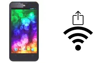 Générer un QR code avec la clé Wifi sur un ZTE Blade G2