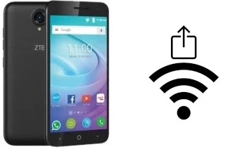 Générer un QR code avec la clé Wifi sur un ZTE Blade l7A