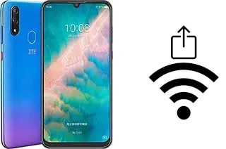 Générer un QR code avec la clé Wifi sur un ZTE Blade V10