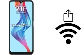 Générer un QR code avec la clé Wifi sur un ZTE Blade V20 Smart