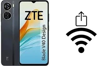 Générer un QR code avec la clé Wifi sur un ZTE Blade V40 Design